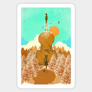 NATURE CELLO Sticker